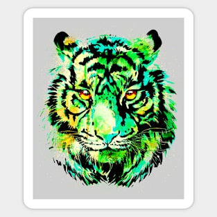 Vintage Tiger - Retro Tiger T-Shirt Sticker